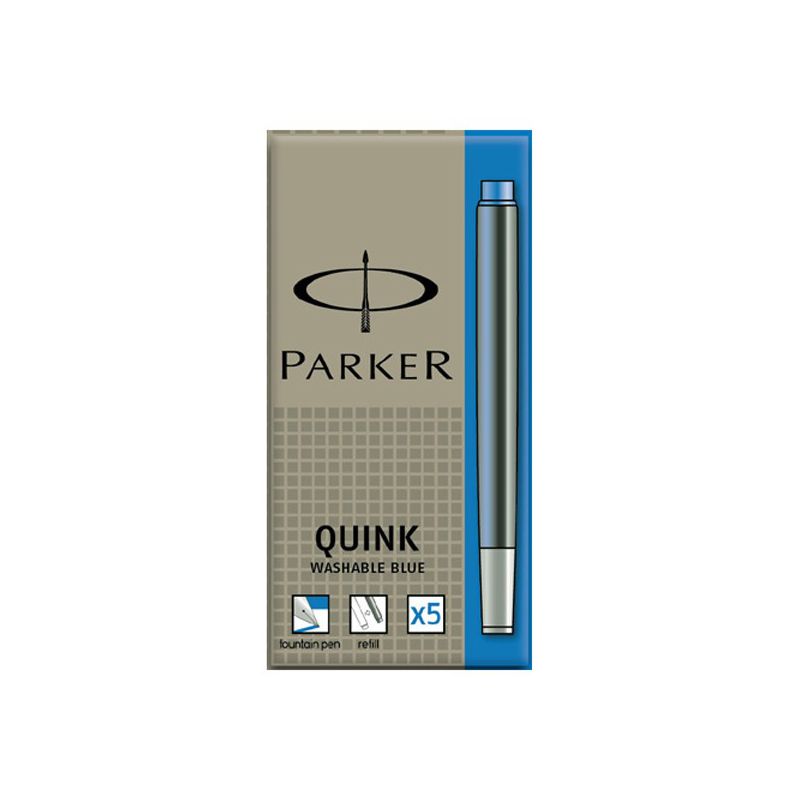 Cartouche d encre de rechange pour stylo plume PARKER - grande capacité -  bleu royal